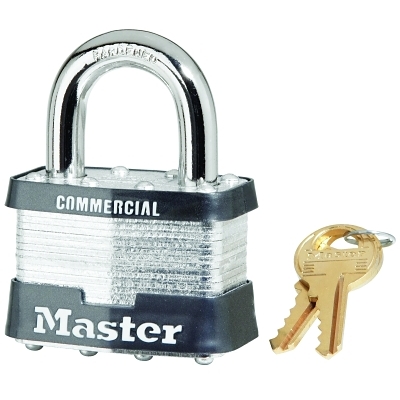 4 PIN TUMBLER SAFETY PADLOCK KEYED DIFFE